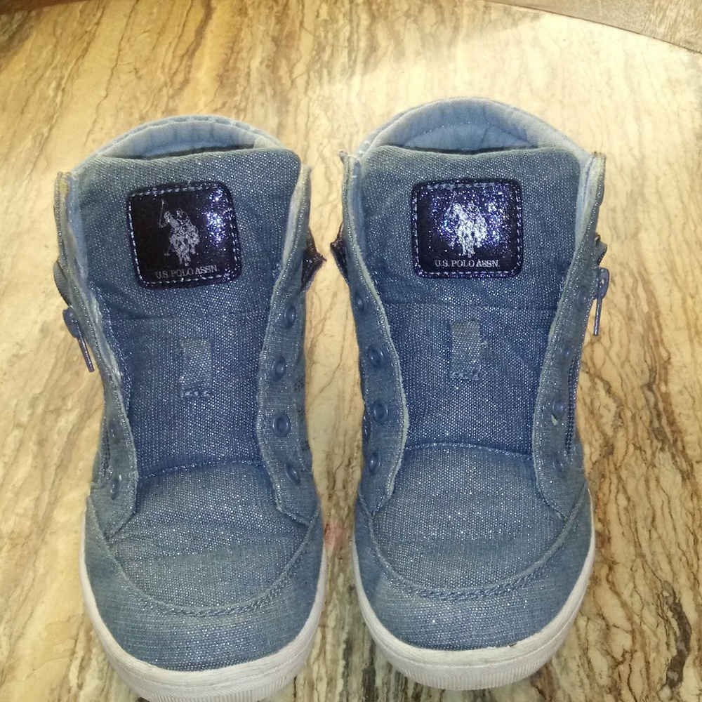 Girls us polo assn sneakers size 4